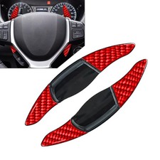 Red Steering Wheel Shift Paddle Extension Fit Suzuki Vitara Swift Sport SX4
