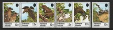 Solomon Islands 1982 Sea Eagle set SG 461-466 Mnh.