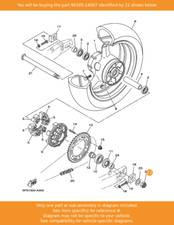 YAMAHA Nut, Self-locking