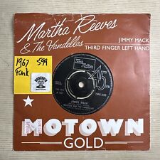 Martha & The Vandellas - Jimmy Mack 7” Vinyl Record Single VG+ TMG 599