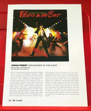 Judas Priest Unleashed In The East Album Cover Art PICTURE / PRINT 12" x 9"
