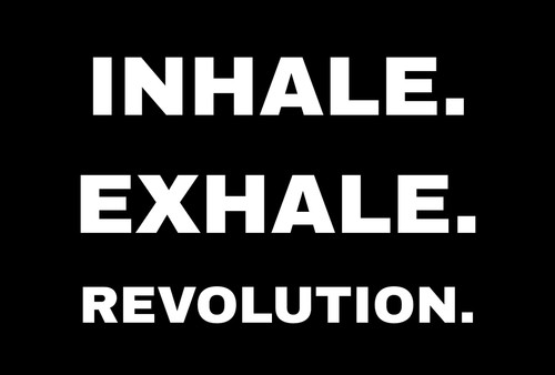 Inhale exhale political - —, exhale"