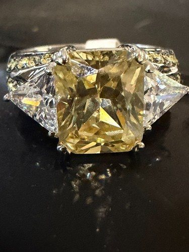 Ladies citrine ring stone - 3,