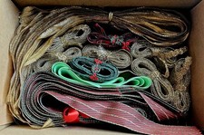 Job Lot of festive craft items, ribbons, cord trimmings bundle. 