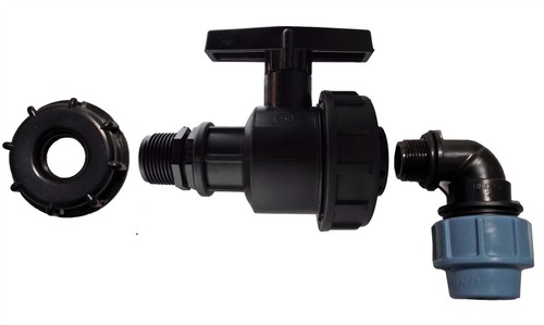 Ibc s60x6 water - tank, adapters