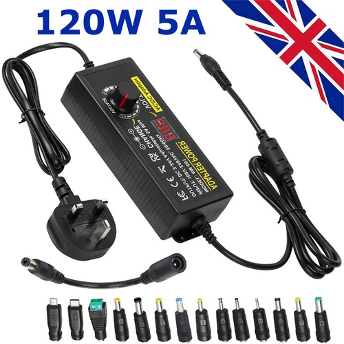 24v 120w adjustable - 9v-24v, 5a
