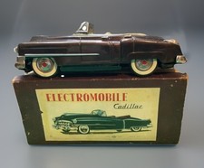 Vintage Tinplate TN Nomura (Japan) Cadillac Electromobile. Good In Original Box