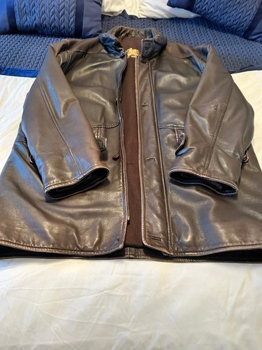 Hugo boss men leather jacket - hugo,