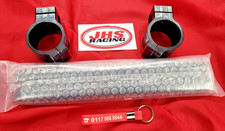 JHS Clip-On Handlebars 48MM- Race Track Days Suzuki Minitwin supertwin