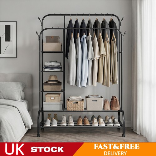 Heavy duty clothes rail 43in - duty,