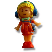 Vtg Polly Pocket Bluebird 1991 Polly in her Music Room Locket Figure Doll 90s