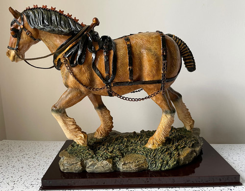 Vintage shire horse - vintage,