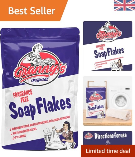 Natural unscented soap flakes - unscented,