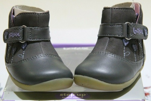 Bobux charcoal sweet heart - bobux, "charcoal