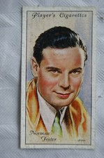 1934 Players Film Stars 2nd Series No. 20 Norman Foster