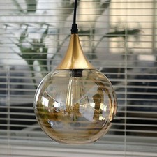 Vintage Hanging Glass Pendant