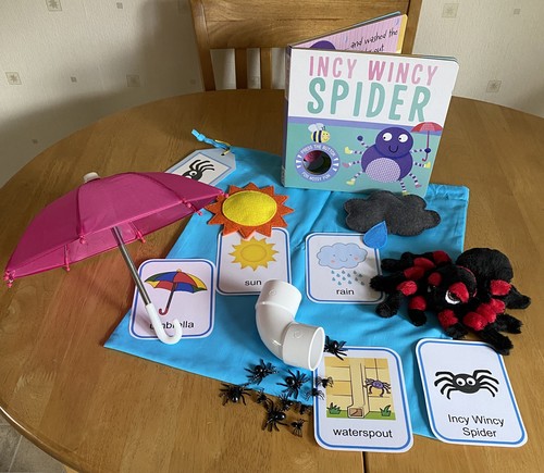 Incy wincy spider story sack - spider,
