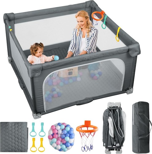 Large foldable baby - foldable, playpen