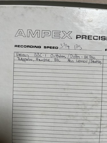 Ampex grand master - grand, reel