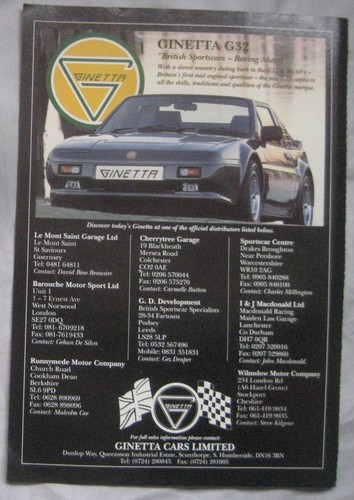 1990 ginetta g32 original - g32,