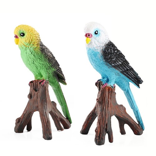 Delightful budgie ornament - budgie, for