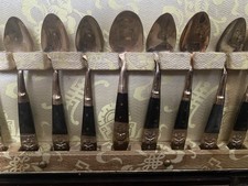 Vintage Brass Dessert Cutlery