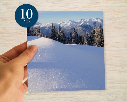Snowy mountains christmas - snowy,