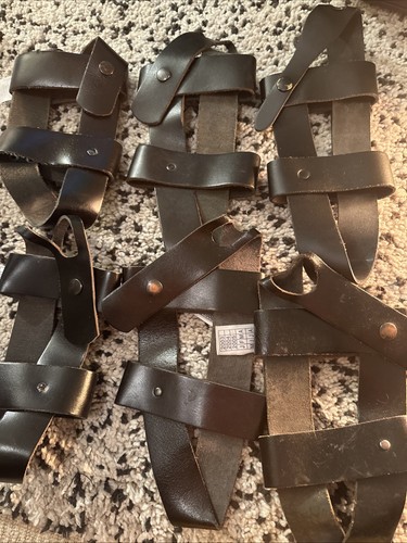 Police black leather - ex,