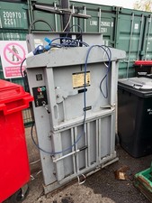 Macfab 75 Baler. Cardboard, textiles, general waste, baler