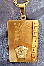 Chain versace stainless steel - stainless,
