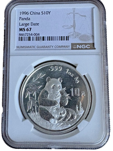 1996 chinese silver panda - 1996,