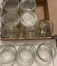 Small Jar Job Lot x 10 Glass
