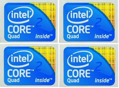 Quad intel core sticker - intel, 2