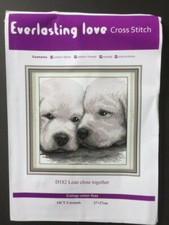 Cross Stitch Kit puppies 14ct