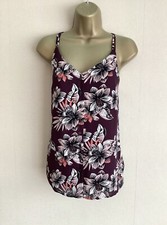 New M&S Grape Floral Camisole