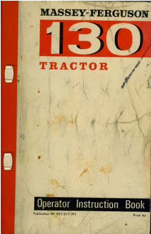 Massey ferguson tractor mf130 - tractor,