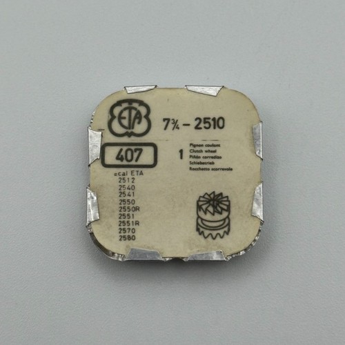 Eta 2510 clutch wheel 3 - 7, 3/4