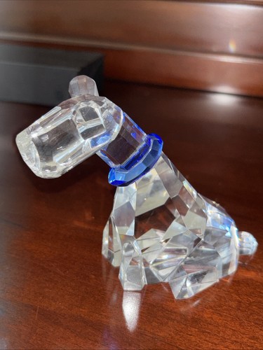 Retired swarovski crystal dog - retired,