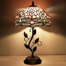 Tiffany Lamp Pink Dragonfly