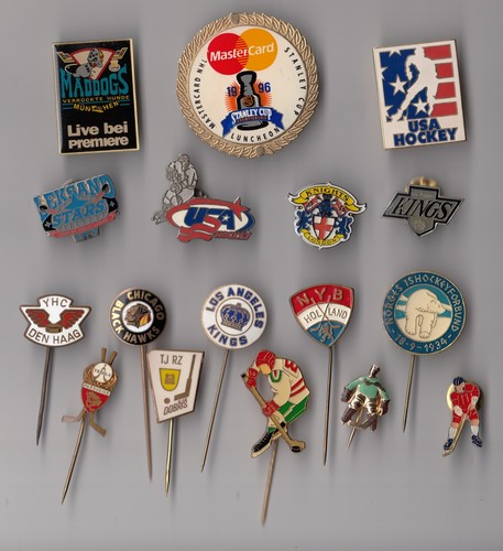 Ice hockey pin badges - ice,