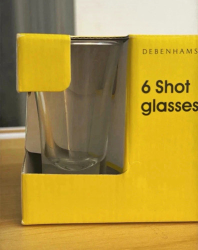Debenhams glass shot glasses - debenhams,