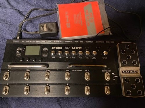 Line pod live - live, guitar