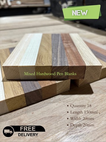 Mixed hardwood offcuts craft - mixed,