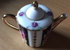 REGENCY FINE ARTS MINIATURE PORCELAIN TEAPOT
