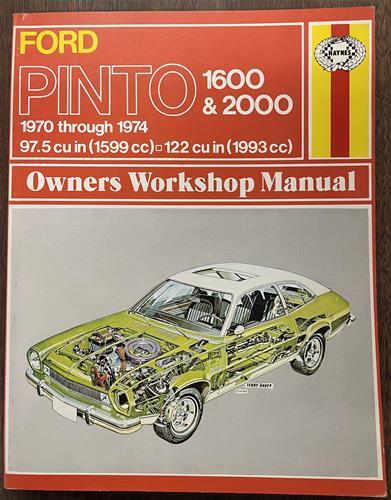 1970 1974 ford pinto haynes - pinto,