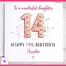 Personalised 14th Birthday
