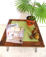 Vintage 1970s Parquet wooden