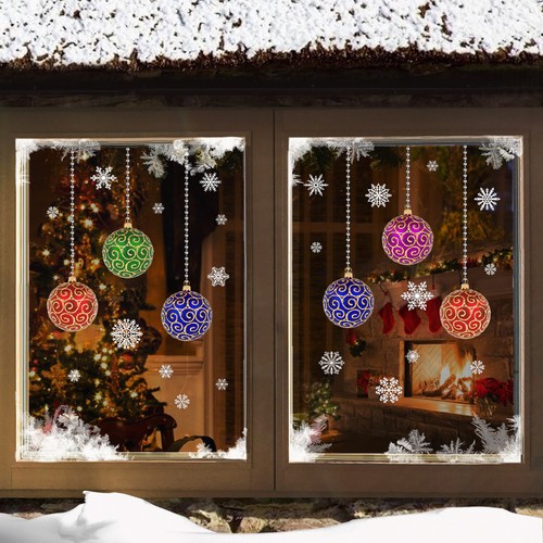 Christmas stained glass - , bauble