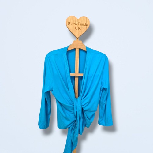 Viyella blue open front - viyella,