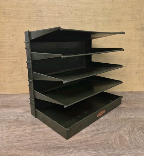 Vintage desk top metal filing - desk,